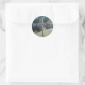 Reddingskruis Ronde Sticker (Tas)