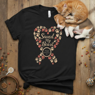 Reddingslint Hart — Adopt Don’t Shop T-shirt
