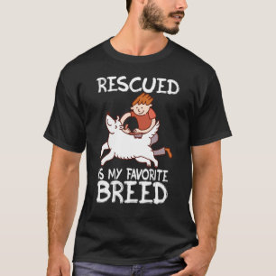 Reddingssparen Lichte Cute Animal Rescue Dog Cat 6 T-shirt