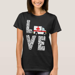 Reddingssteun voor reddings- en hulpverleningsredd t-shirt