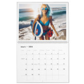 Reddingsteam op het strand kalender (Mar 2026)