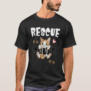 Reddingsteam Reddingshond Kat Dieren Adoptie Katt T-shirt