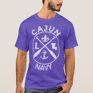 reddingsteam voor de marine van cajun - orkaan hul t-shirt