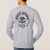 Reddingszwemmer (Grunge) T-shirt (Achterkant)
