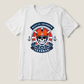 Reddingszwemmer Veteraan Tri-Blend Shirt
