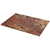 Reddish Brown Rock Texture Snijplank (Hoek)
