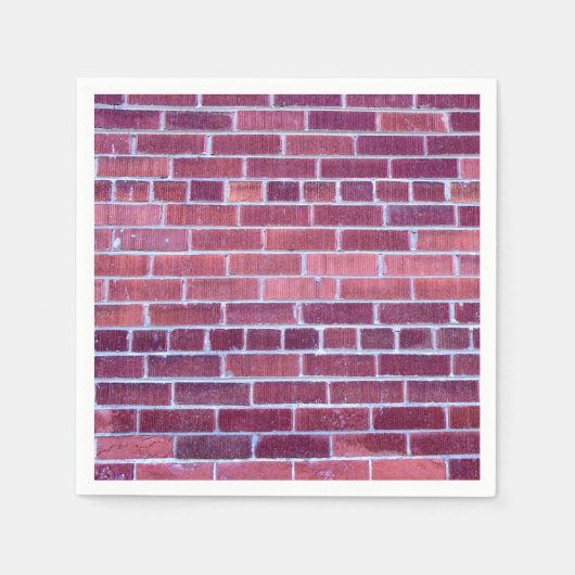 Reddish-Brownish Brick Wall Servet (Voorkant)