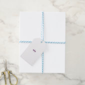 Reddish Magenta decoratief Cadeaulabel (Met Touw)
