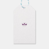 Reddish Magenta decoratief Cadeaulabel (Achterkant)