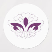 Reddish Magenta decoratief Labels (Design 1)