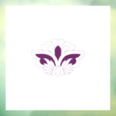 Reddish Magenta decoratief Raamsticker (Vel 3)