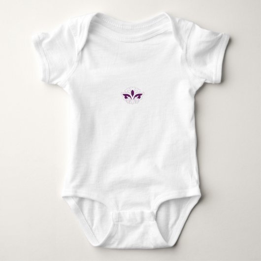 Reddish Magenta decoratief Romper (Voorkant)