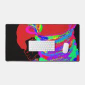 Reddish-Orange Fox Warrior Princess Bureaumat (Keyboard & Muis)