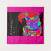 Reddish-Orange Fox Warrior Princess  Wandkleed (Voorkant)