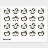 Reddit-sticker Ronde Sticker (Vel)