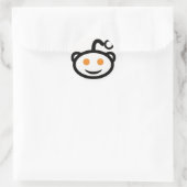 Reddit-sticker Ronde Sticker (Tas)