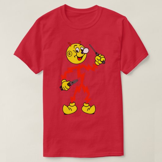 Reddy Kilowatt (3) T-shirt (Design voorkant)