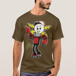  Reddy Kilowatt Uw Elektrobediende Neo T-shirt