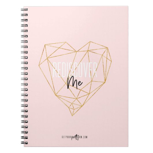 Redécouvrez-moi petit carnet de notes à spirale (Devant)