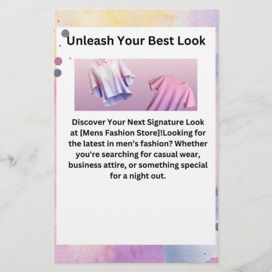 Redéfinir votre style avec ce prospectus (Devant)