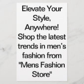 Redéfinir votre style avec ce prospectus (Dos)