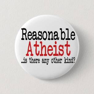 Redelijk atheïst ronde button 5,7 cm