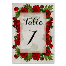 Redelijk Romantisch Red Roses Lijst Kaart