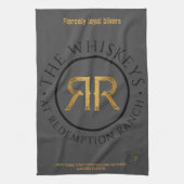 Redemption Ranch Whiskeys Logo serviette de cuisin (Vertical)