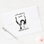 Redemption Song Sticker groter formaat (Envelop)