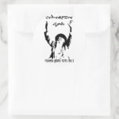 Redemption Song Sticker groter formaat (Tas)