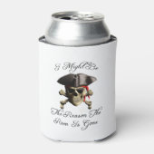 Reden dat het tandvlees een piraatschedel is blikjeskoeler (Blikje Voorkant)