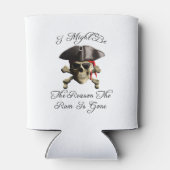 Reden dat het tandvlees een piraatschedel is blikjeskoeler (Achterkant)