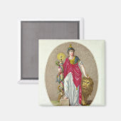 Reden, gegraveerd door Carre, 1793 Magneet (Voorkant / Achterkant)