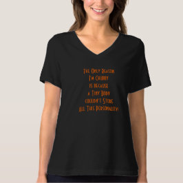 Reden Im Chubby Grappige Humor Mama Oma Schattig T-shirt