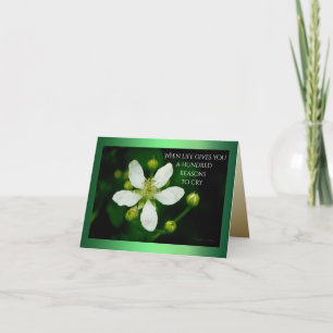 Reden is om te glimlachen kaart