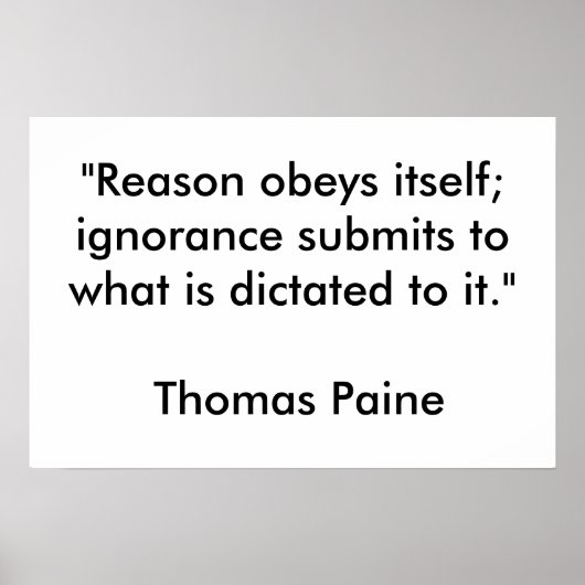 Reden Poster (Voorkant)