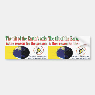 reden voor het seizoen 2fer bumpersticker
