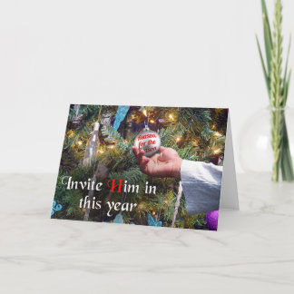 Reden voor het Seizoen, de Kerstkaart van Jesus Feestdagen Kaart