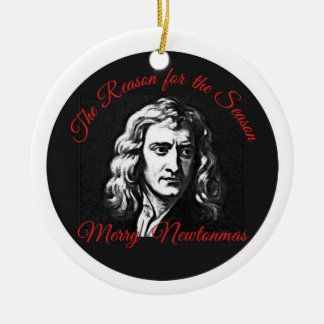 Reden voor het seizoen - Merry Newtonmas Keramisch Ornament