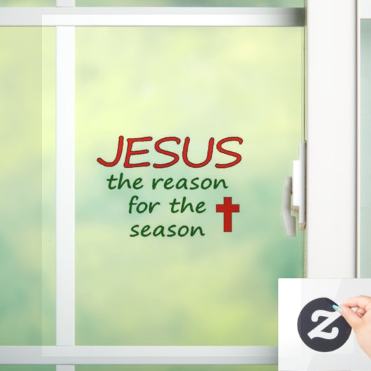 Reden voor JESUS Reden voor verraad Raamsticker (Huis)