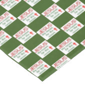 Reden voor Kerstmis Reason Tablecloth Tafelkleed (Gekanteld)