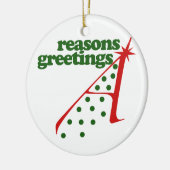 Redenen Groeten Keramisch Ornament (Links)