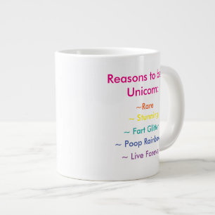 Redenen om een Mok van Unicorn Jumbo te zijn