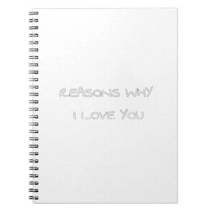 Redenen waarom ik van je notebook hou notitieboek