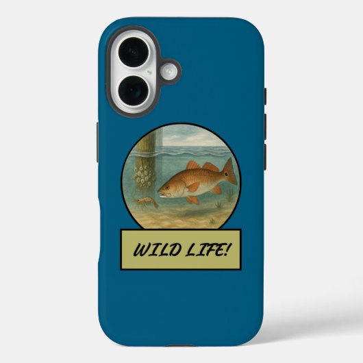 Redfish Ocean Blue iPhone Hoezen (Achterkant)
