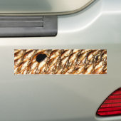 "Redfish" - rode drum door PatternWear© Bumpersticker (Op auto)