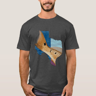 Redfish Teas Flag Fishing 1514 T-shirt