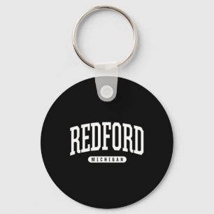 Redford Michigan Vakantie Universiteit Stijl Sport Sleutelhanger