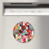 Redgreen en Violet-Yellow Rhythms van Paul Klee Magneet (Insitu (Vaatwasser))