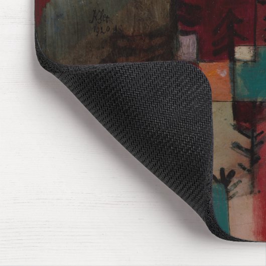 Redgreen en Violet-yellow Rhythms van Paul Klee Muismat (Hoek)